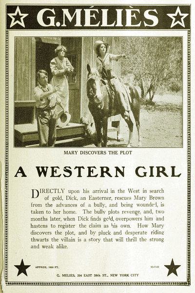 Póster de A Western Girl
