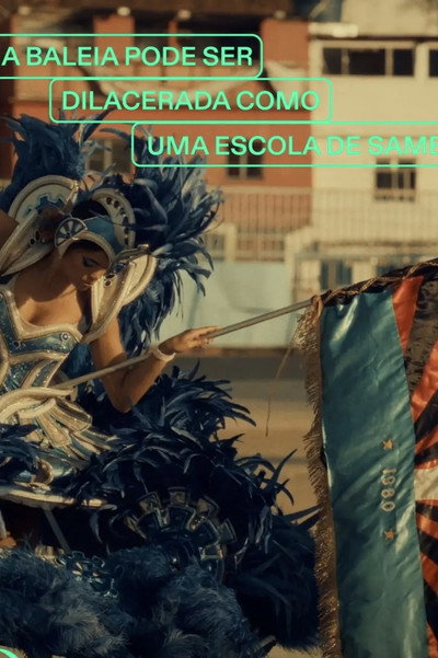 Póster de A Whale Can Be Torn Apart Like a Samba School