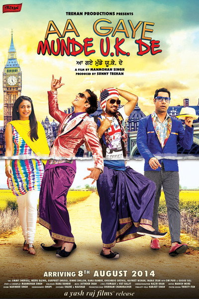 Póster de Aa Gaye Munde U.K. De