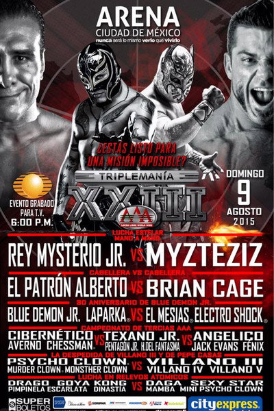 Póster de AAA TripleManía XXIII PPV