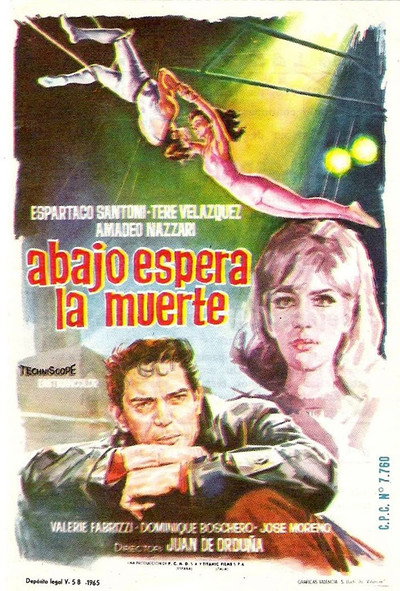 Póster de Abajo espera la muerte
