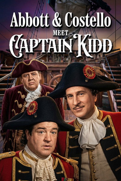Póster de Abbott y Costello contra el Capitán Kidd