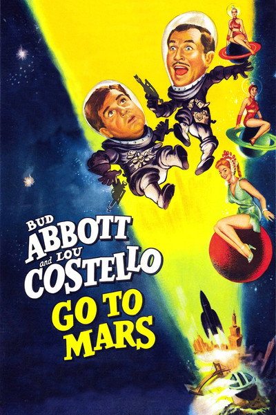 Póster de Abbott y Costello van a Marte