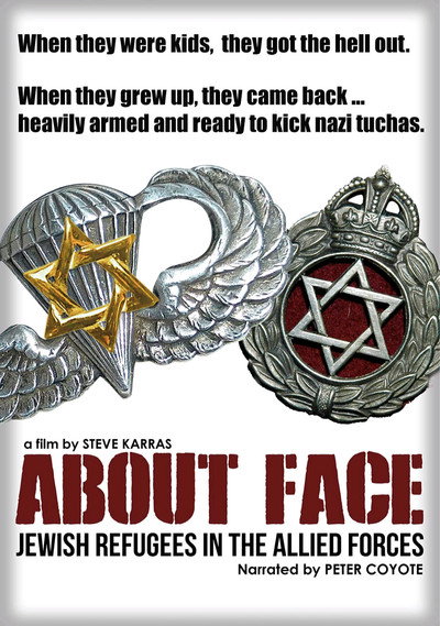 Póster de About Face: The Story of the Jewish Refugee Soldiers of World War II
