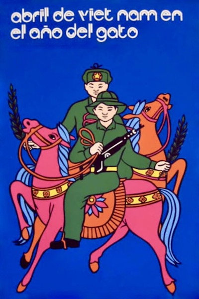 Póster de Abril de Vietnam en el año del gato