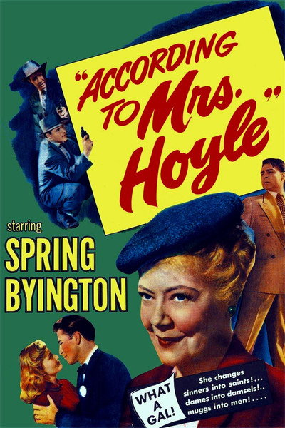 Póster de According to Mrs. Hoyle