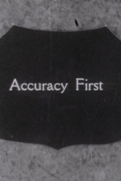 Póster de Accuracy First