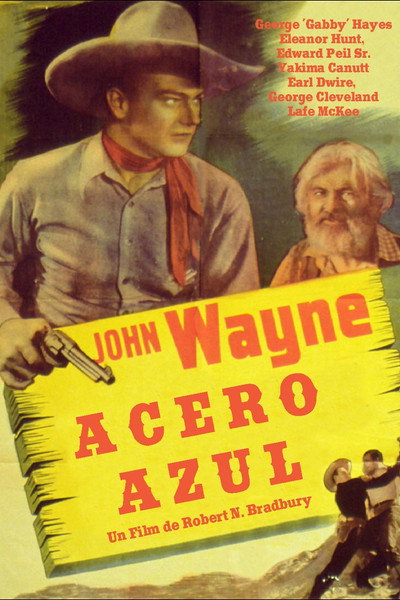 Póster de Acero azul