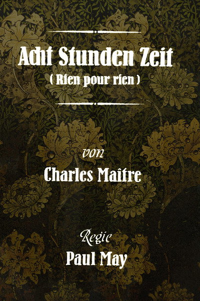Póster de Acht Stunden Zeit