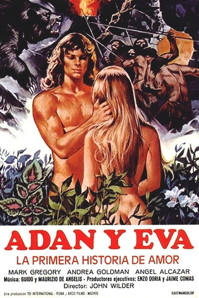 Póster de Adán y Eva, la primera historia de amor