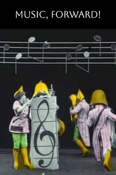 Póster de Adelante con la música
