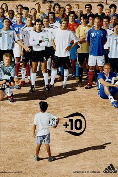 Póster de Adidas: Partido