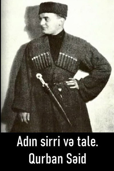 Póster de Adin sirri ve tale. Qurban Said