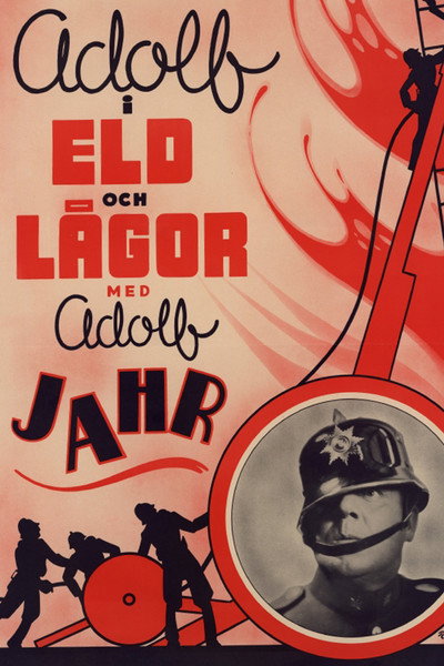 Póster de Adolf i eld och lågor