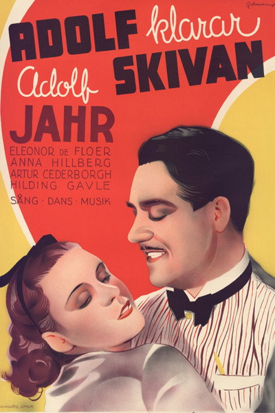 Póster de Adolf klarar skivan