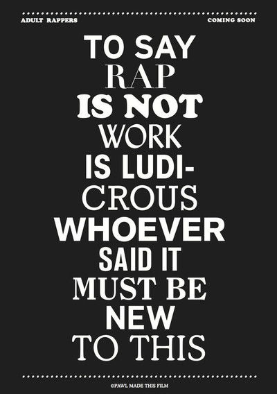 Póster de Adult Rappers