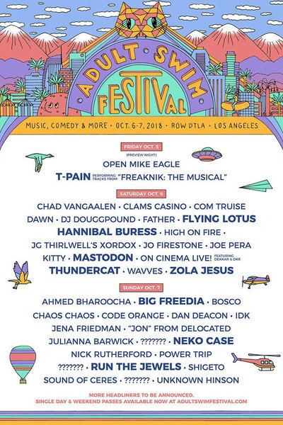 Póster de Adult Swim Festival Presents; Run the Jewels