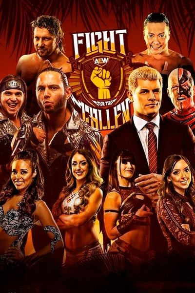 Póster de AEW: Fight for the Fallen