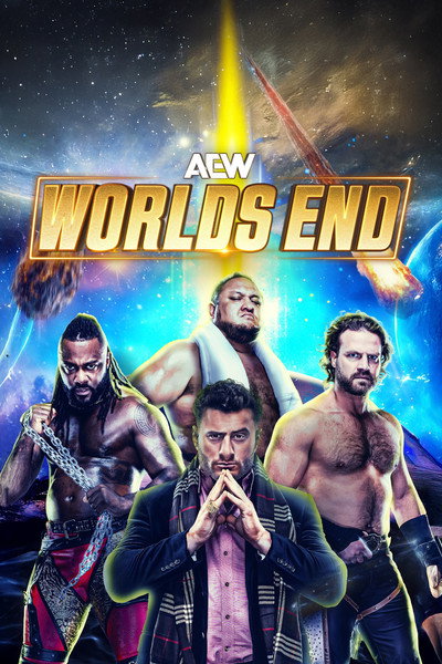 Póster de AEW Worlds End