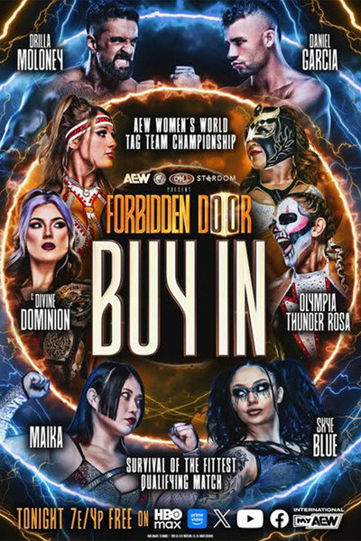 Póster de AEW x NJPW Forbidden Door Zero Hour: PreShow en Français