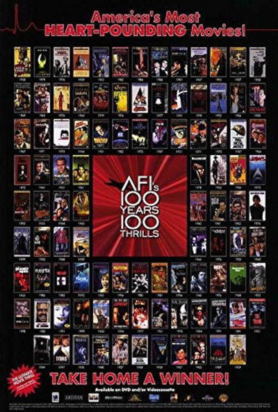 Póster de AFI's 100 Years... 100 Thrills: America's Most Heart-Pounding Movies