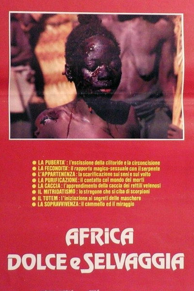 Póster de Africa violenta y salvaje