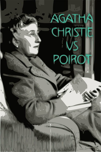Póster de Agatha Christie contre Hercule Poirot: qui a tué Roger Ackroyd?