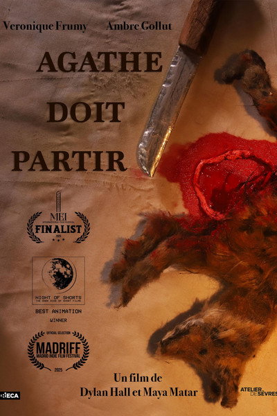 Póster de Agathe doit partir