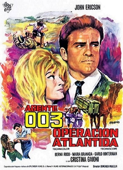 Póster de Agente 003: Operación Atlántida