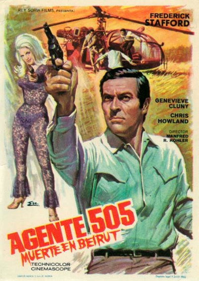 Póster de Agente 505, muerte en Beirut