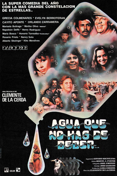 Póster de Agua que no has de beber