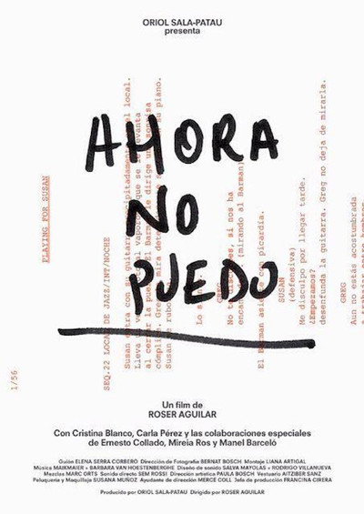 Póster de Ahora no puedo