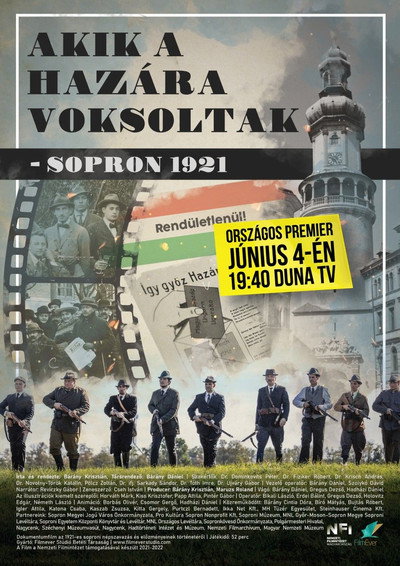 Póster de Akik a hazára voksoltak - Sopron 1921