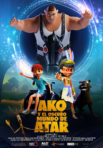 Póster de Ako y el Oscuro Mundo de Atar