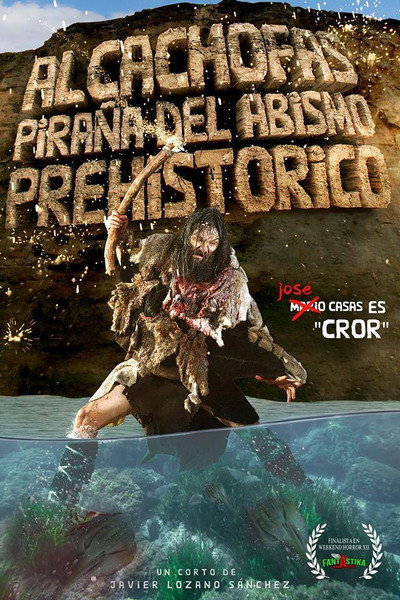 Póster de Alcachofas piraña del abismo prehistórico
