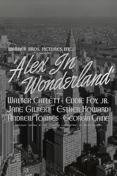 Póster de Alex in Wonderland