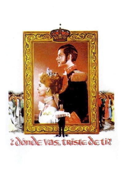 Póster de Alfonso XII y Mª Cristina (¿Dónde vas triste de ti?)