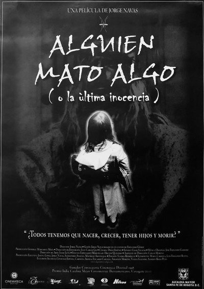 Póster de Alguien mató algo