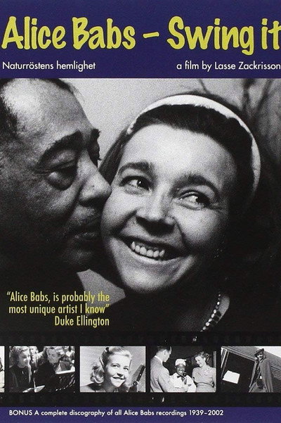 Póster de Alice Babs - Swing it!