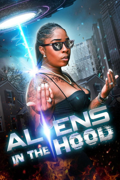 Póster de Aliens in the hood