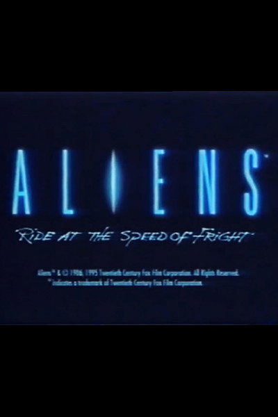 Póster de Aliens: Ride at the Speed of Fright