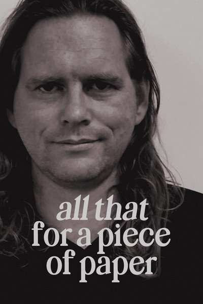 Póster de All That for a Piece of Paper