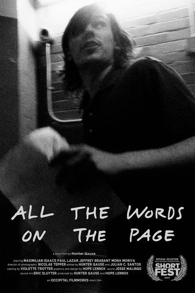Póster de All the Words on the Page