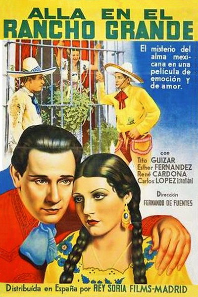 Póster de Allá en el Rancho Grande