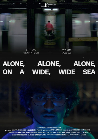 Póster de Alone, Alone, Alone on a Wide, Wide Sea