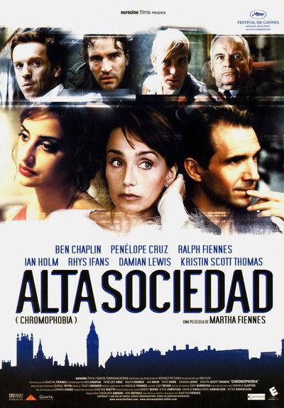 Póster de Alta sociedad de Martha Fiennes