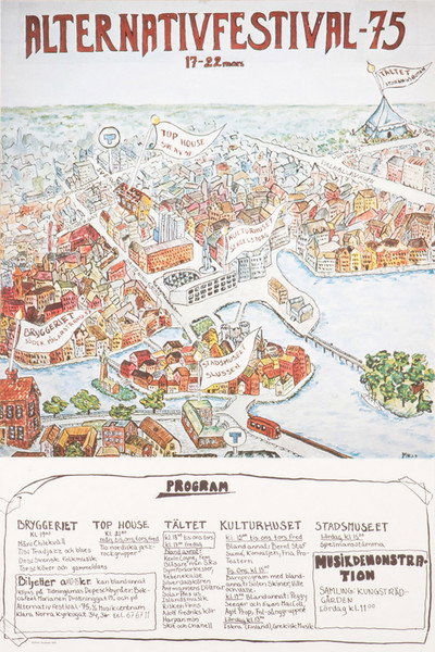 Póster de Alternativ Festival 1975