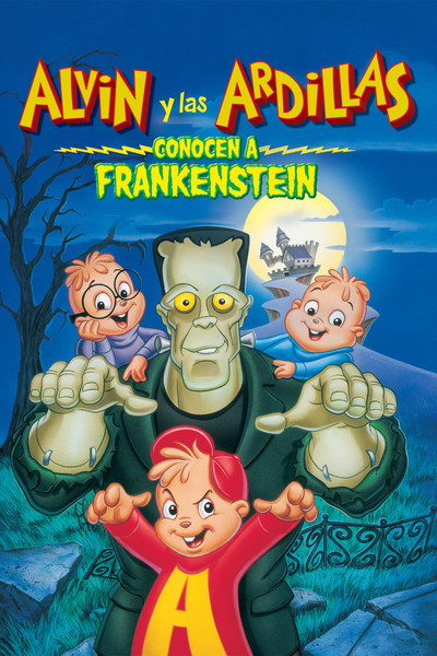 Póster de Alvin y las ardillas conocen a Frankenstein