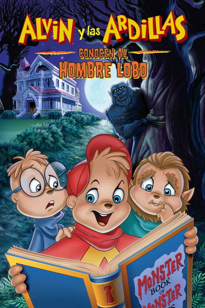 Póster de Alvin y las ardillas encuentran al hombre lobo