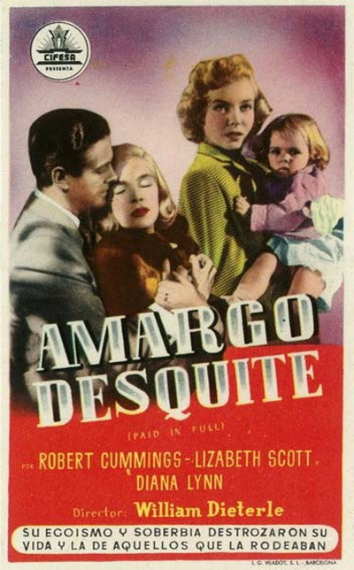 Póster de Amargo desquite